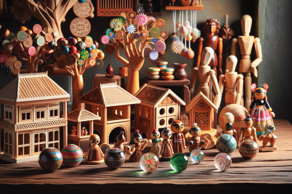 Exploring the Art of Wood and Glass in Traditional Children’s Toys: A Revival of Classic Craftsmanship