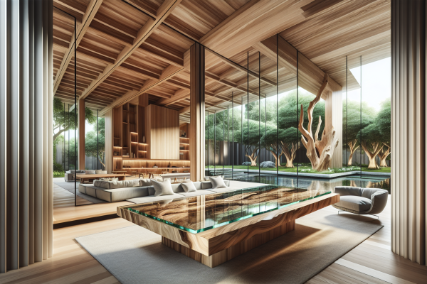 Transforming Ambience: The Power of Wood & Glass in Interior Design